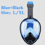 Diving Snorkeling Anti-Fog Full Mask Adults & Junior 5 Colours M2098