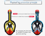 Diving Snorkeling Anti-Fog Full Mask Adults & Junior 5 Colours M2098