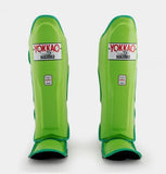YOKKAO MATRIX LIME MUAY THAI BOXING MMA SHIN GUARD PROTECTOR XS-L