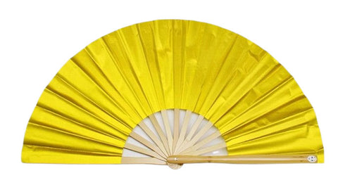 Tai Chi / Kung Fu / Martial Art Combat Performing Left / Right Hand Bamboo Fan 33 cm -MAF034 Gold