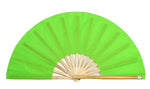 Tai Chi / Kung Fu / Martial Art Combat Performing Left / Right Hand Bamboo Fan 33 cm -MAF034 Green