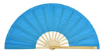 Tai Chi / Kung Fu / Martial Art Combat Performing Left / Right Hand Bamboo Fan 33 cm -MAF034 Blue