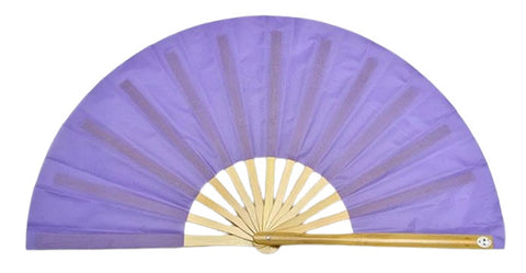 Tai Chi / Kung Fu / Martial Art Combat Performing Left / Right Hand Bamboo Fan 33 cm -MAF034 Purple