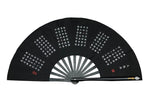 Tai Chi / Kung Fu / Martial Art Combat Performing Left / Right Hand Bamboo Fan 33 cm -MAF043 Black