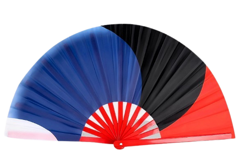 Tai Chi / Kung Fu / Martial Art Combat Performing Bamboo Hand Fan 37 cm -MAF048 Red 2 Sides