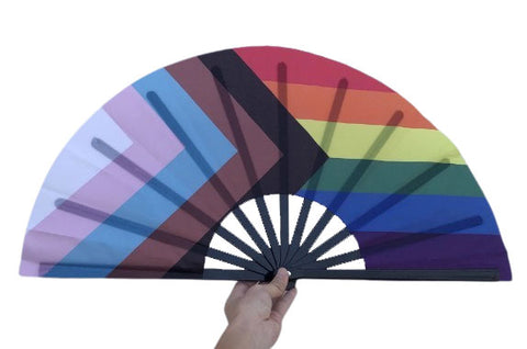 Tai Chi / Kung Fu / Martial Art Combat Performing Hand Fan 33 cm -MAF049g Rainblow