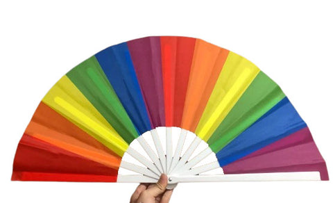 Tai Chi / Kung Fu / Martial Art Combat Performing Hand Fan 33 cm -MAF049h Rainblow