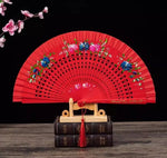 Classic Spanish Dancing Performing Folding Hand Fan Double Sides 23cm -MAF050 9 Colours