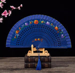 Classic Spanish Dancing Performing Folding Hand Fan Double Sides 23cm -MAF050 9 Colours