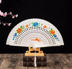 Classic Spanish Dancing Performing Folding Hand Fan Double Sides 23cm -MAF050 9 Colours