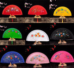 Classic Spanish Dancing Performing Folding Hand Fan Double Sides 23cm -MAF055 9 Colours