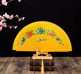 Classic Spanish Dancing Performing Folding Hand Fan Double Sides 23cm -MAF055 9 Colours