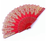 Classic Spanish Dancing Performing Folding Hand Fan Double Sides 23cm -MAF057 2 Colours