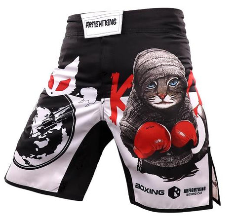ARFIGHTKING BOXING CAT MMAS010  MMA FIGHT SHORTS XXS-XL