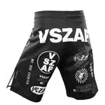 VSZAP MMAS027 MMA FIGHT SHORTS XXS-XL BLACK