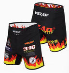 VSZAP MMAS035 MMA FIGHT SHORTS XXS-XL BLACK