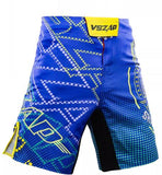 VSZAP MMAS037 MMA FIGHT SHORTS XXS-XL BLUE