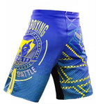 VSZAP MMAS037 MMA FIGHT SHORTS XXS-XL BLUE