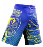 VSZAP MMAS037 MMA FIGHT SHORTS XXS-XL BLUE