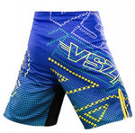 VSZAP MMAS037 MMA FIGHT SHORTS XXS-XL BLUE