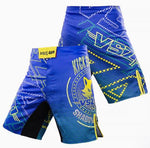 VSZAP MMAS037 MMA FIGHT SHORTS XXS-XL BLUE