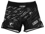 VSZAP MMAS040 MMA FIGHT SHORTS XXS-XL BLACK SILVER
