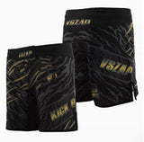 VSZAP MMAS040 MMA FIGHT SHORTS XXS-XL BLACK GOLD
