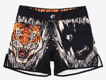 VSZAP MMAS042 MMA FIGHT SHORTS XXS-XL BLACK ORANGE