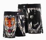 VSZAP MMAS042 MMA FIGHT SHORTS XXS-XL BLACK ORANGE