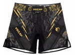 VSZAP MMAS043 MMA FIGHT SHORTS XXS-XL BLACK GOLD