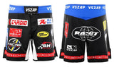 VSZAP MMAS045 MMA FIGHT SHORTS XXS-XL BLACK