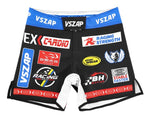 VSZAP MMAS045 MMA FIGHT SHORTS XXS-XL BLACK