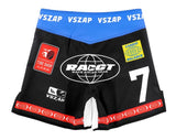 VSZAP MMAS045 MMA FIGHT SHORTS XXS-XL BLACK