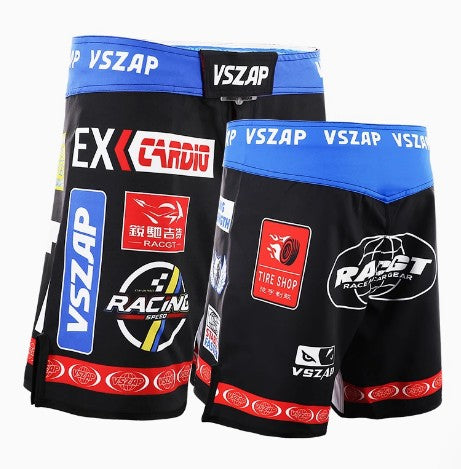 VSZAP MMAS045 MMA FIGHT SHORTS XXS-XL BLACK