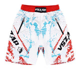 VSZAP MMAS046 MMA FIGHT SHORTS XXS-XL WHITE