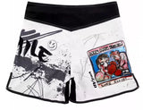 VSZAP MMAS049 Showdown MMA FIGHT SHORTS XXS-XL White