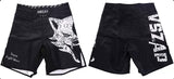 VSZAP MMAS069 MMA FIGHT SHORTS XXS-XL Black White