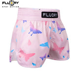 FLUORY MTSF118 MUAY THAI BOXING SHORTS XS-XXXL Pink UNISEX JUNIOR & ADULT