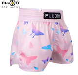 FLUORY MTSF118 MUAY THAI BOXING SHORTS XS-XXXL Pink UNISEX JUNIOR & ADULT