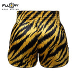 FLUORY MTSF122 MUAY THAI BOXING SHORTS XS-XXXL YELLOW UNISEX JUNIOR & ADULT