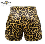 FLUORY MTSF123 MUAY THAI BOXING SHORTS XS-XXXL YELLOW UNISEX JUNIOR & ADULT
