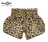 FLUORY MTSF123 MUAY THAI BOXING SHORTS XS-XXXL YELLOW UNISEX JUNIOR & ADULT