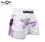 FLUORY MTSF124 MUAY THAI BOXING SHORTS XS-XXXL PURPLE UNISEX JUNIOR & ADULT
