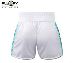 FLUORY MTSF124 MUAY THAI BOXING SHORTS XS-XXXL LAKE GREEN UNISEX JUNIOR & ADULT