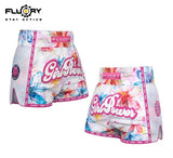 FLUORY MTSF127 MUAY THAI BOXING SHORTS XS-XXXL 4 COLOURS UNISEX JUNIOR & ADULT