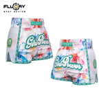 FLUORY MTSF127 MUAY THAI BOXING SHORTS XS-XXXL 4 COLOURS UNISEX JUNIOR & ADULT
