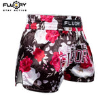 FLUORY MTSF128 MUAY THAI BOXING SHORTS XS-XXXL ROSE RED UNISEX JUNIOR & ADULT