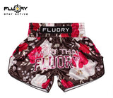 FLUORY MTSF128 MUAY THAI BOXING SHORTS XS-XXXL ROSE RED UNISEX JUNIOR & ADULT