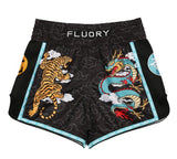 FLUORY MTSF129 MUAY THAI BOXING SHORTS XS-XXXL 2 COLOURS UNISEX JUNIOR & ADULT