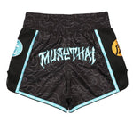 FLUORY MTSF129 MUAY THAI BOXING SHORTS XS-XXXL 2 COLOURS UNISEX JUNIOR & ADULT